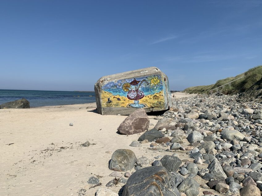 Bunker am Strand
